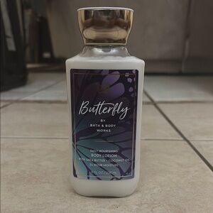 Bath & Body Works White Moisturizer Butterfly